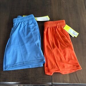 Target, All in Motion, Blue and Orange Athletic Shorts, Size M